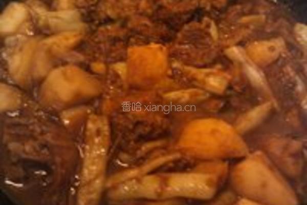 土豆豆角炖牛肉的做法图解6