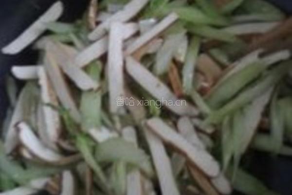 素炒香干芹菜的做法图解3