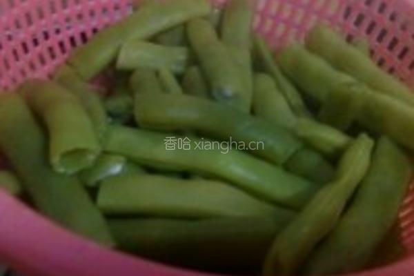 腊味四季豆的做法图解4