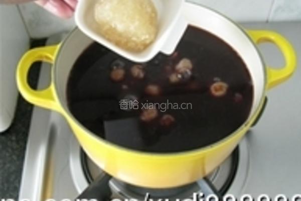 黑米薏仁桂圆汤的做法图解5