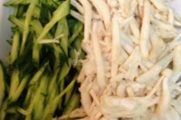 酱香鸡腿菇的做法图解1