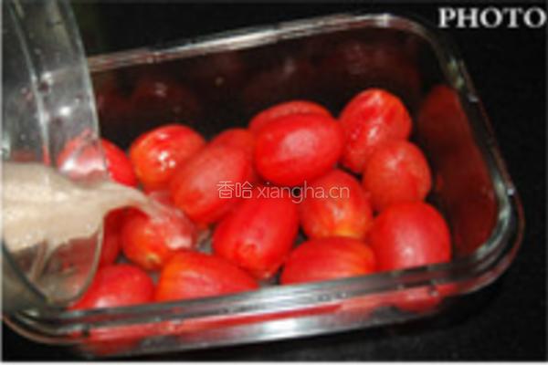 蜜渍圣女果的做法图解3