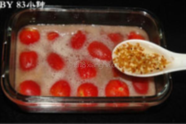 蜜渍圣女果的做法图解4