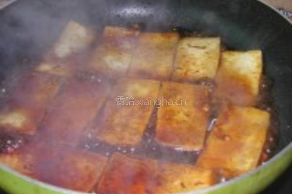 红烧紫菜豆腐的做法图解3