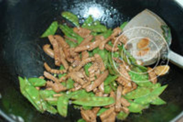荷兰豆爆腰条的做法图解10