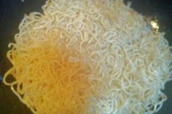 五花小炒面的做法图解6