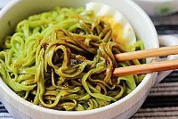 菠菜杂酱面的做法图解7