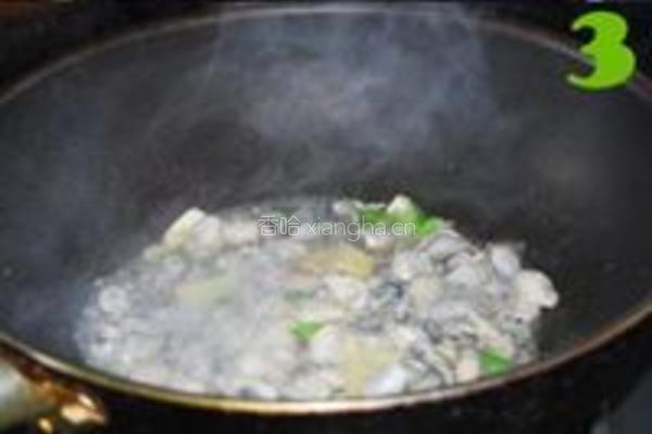 牡蛎豆腐汤的做法图解2