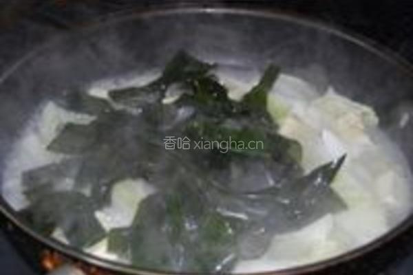 牡蛎豆腐汤的做法图解5