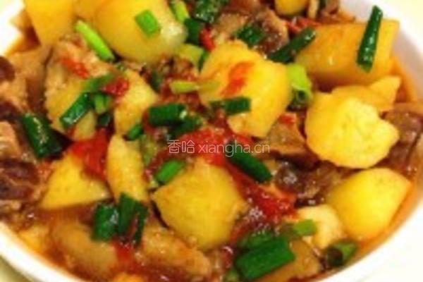 番茄土豆炖牛尾的做法图解1
