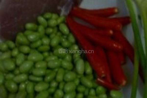 榄菜肉末青豆的做法图解1