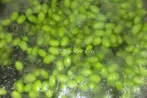 榄菜肉末青豆的做法图解2