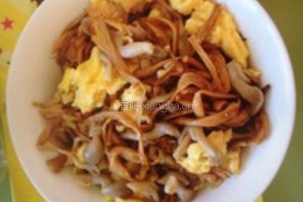 黄花菜蘑菇鸡蛋凉面的做法图解8