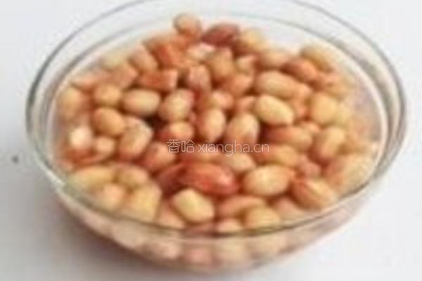 茶香花生藕的做法图解1