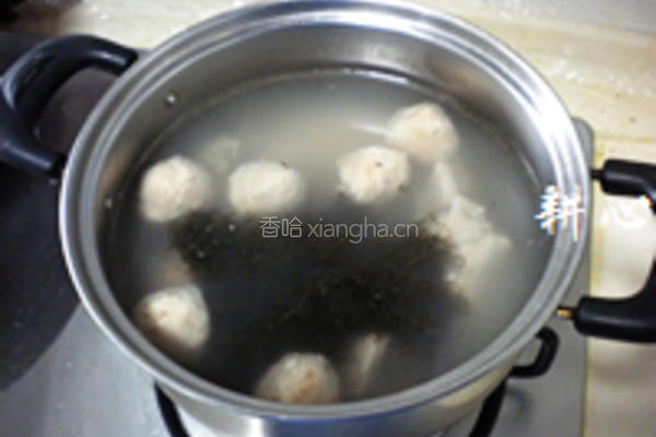 发菜贡丸汤的做法图解6