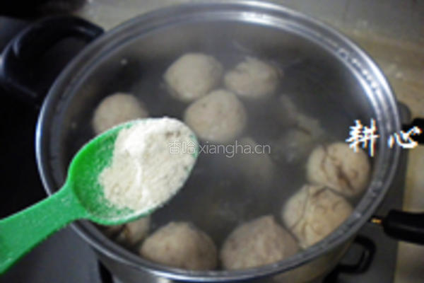 发菜贡丸汤的做法图解9