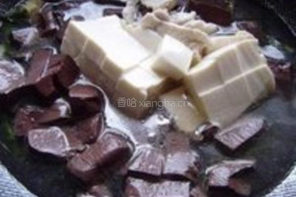 肉丝豆腐猪血汤的做法图解9