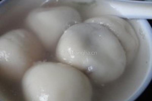 红豆沙汤圆的做法图解4
