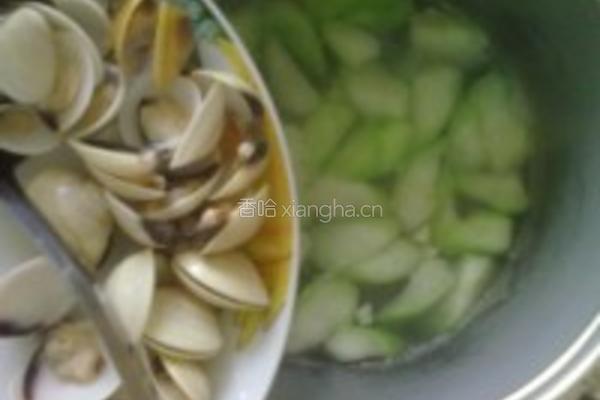 蛤蜊豆腐丝瓜汤的做法图解6