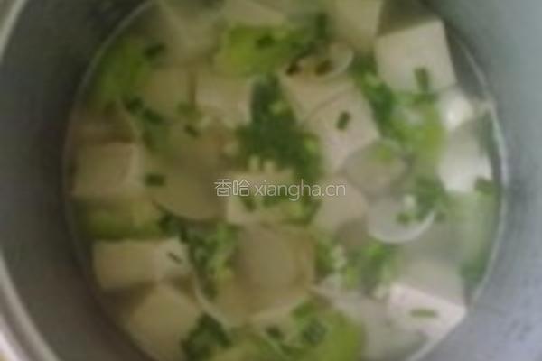 蛤蜊豆腐丝瓜汤的做法图解8
