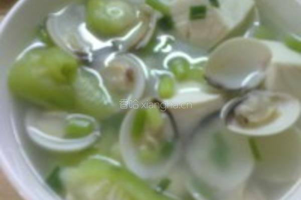 蛤蜊豆腐丝瓜汤的做法图解9