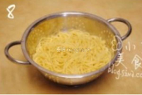 番茄核桃仁意面的做法图解4