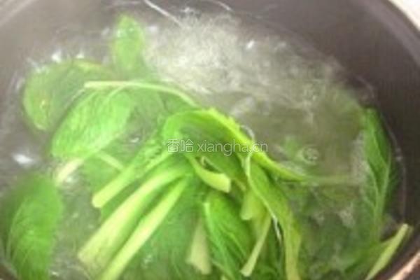 小白菜粉丝芙蓉汤的做法图解3