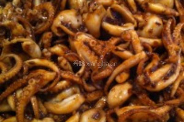 家庭自制炒烤八爪鱼的做法图解5