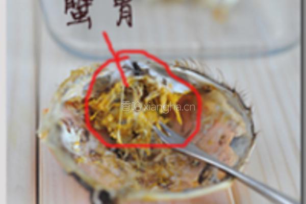 炒蟹粉的做法图解4