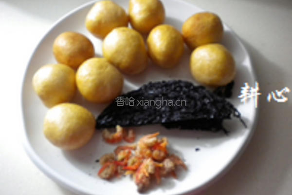 油面筋紫菜汤的做法图解1
