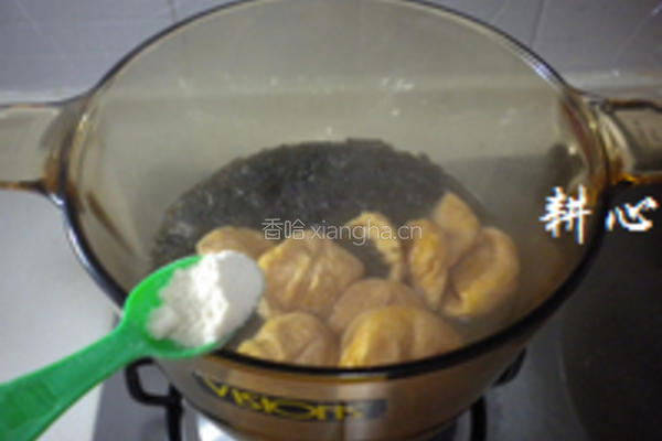 油面筋紫菜汤的做法图解9