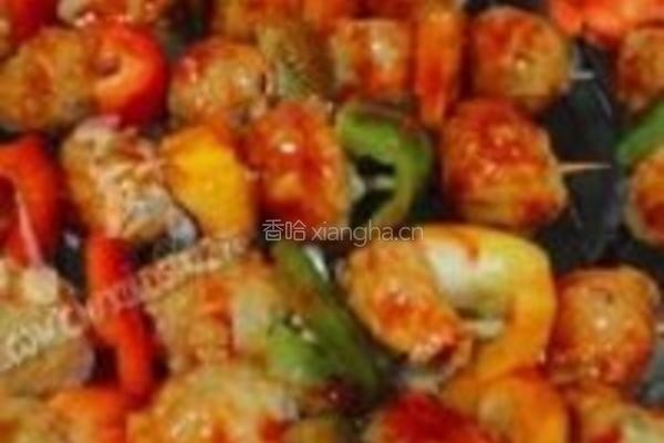 日式照烧鱼丸串的做法图解6