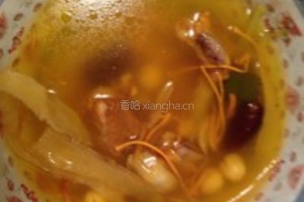 虫草花排骨汤的做法图解2
