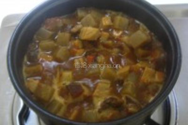 小炖魔芋的做法图解3
