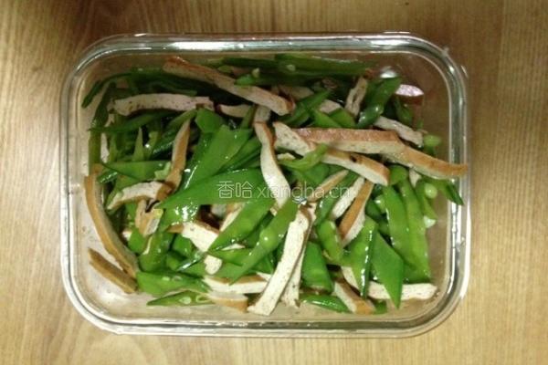 豆干拌荷兰豆