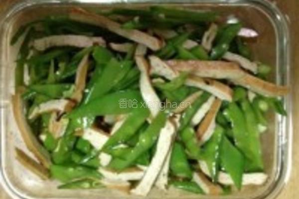 豆干拌荷兰豆的做法图解6