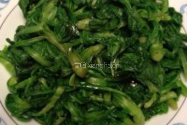 凉拌茼蒿菜的做法图解4