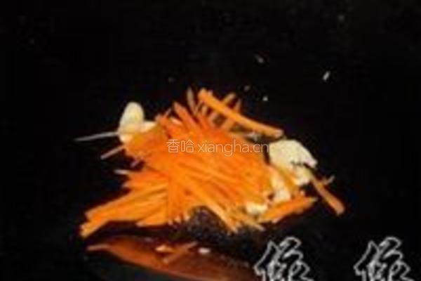 蒜头炒瓜远的做法图解5