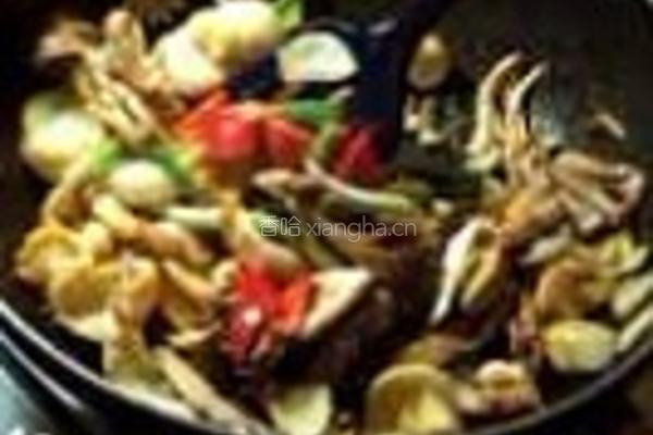 鲜鲍鱼炒舞茸的做法图解4