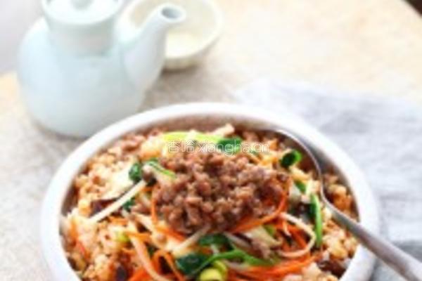 五彩蔬菜拌饭的做法图解5