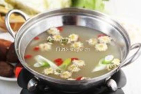 菊花暖锅的做法图解3