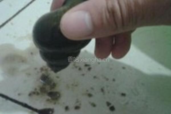 酸笋田螺煲的做法图解3