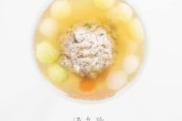 珍珠丸子汤的做法图解5