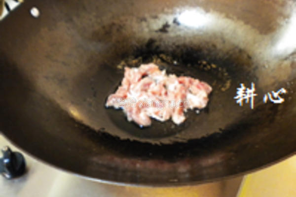 冬菜丝瓜炒肉丝的做法图解6