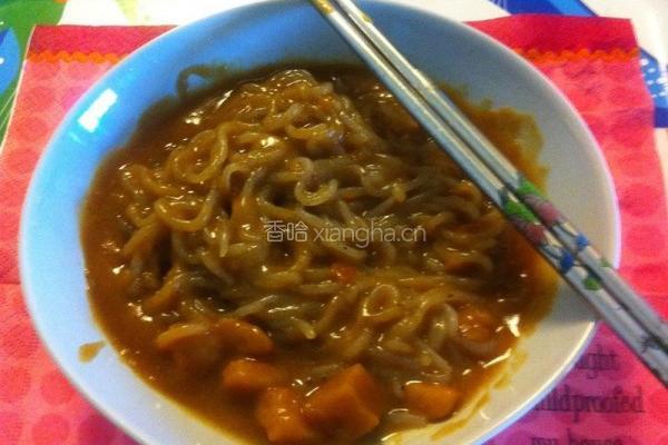 咖喱魔芋粉丝煲