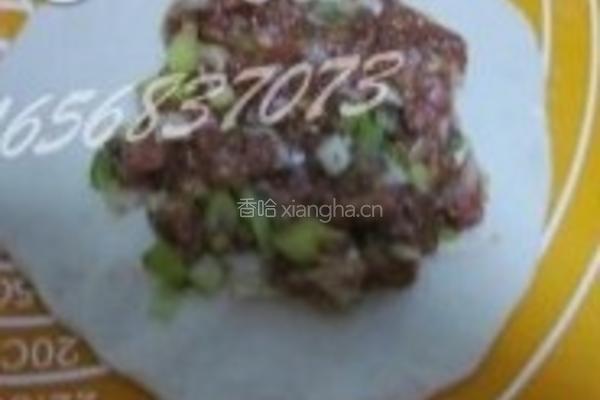 大葱猪肉馅饼的做法图解7