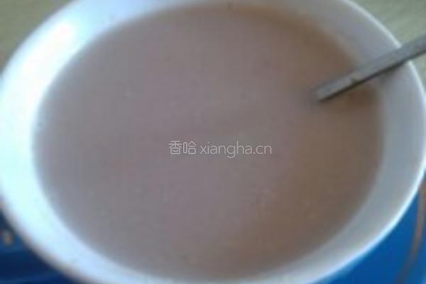 红豆薏仁花生米糊的做法图解2