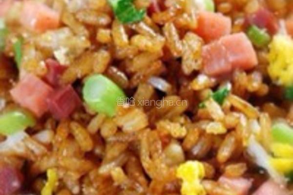 回味无穷香菜炒饭的做法图解6