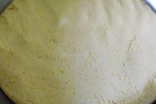 杂面小白菜贴饼子的做法图解3