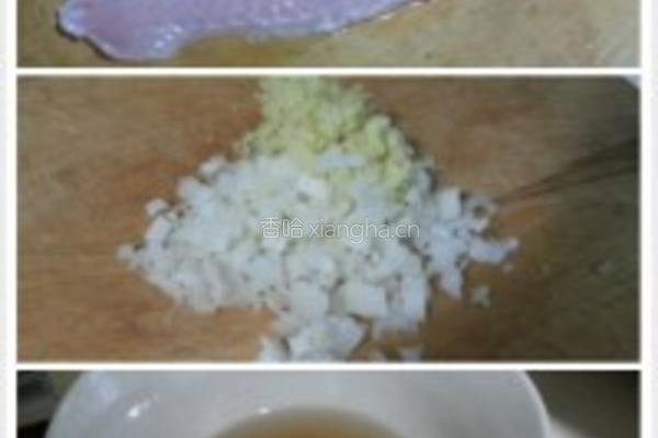 茴香龙利鱼饺子的做法图解1